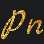 نص ذهبي باستخدام الخط MarckScript
