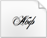 تحميل الخط Antonella Script X